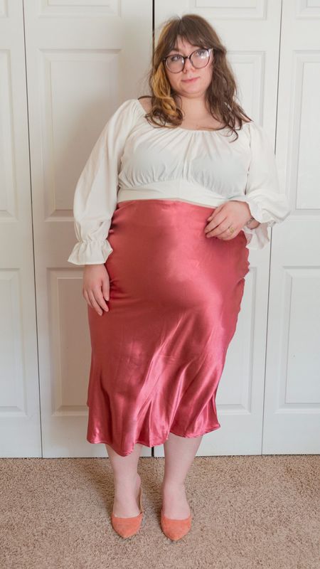 Summer plus size slip skirt bishop sleeve outfit

#LTKSeasonal #LTKcurves #LTKstyletip