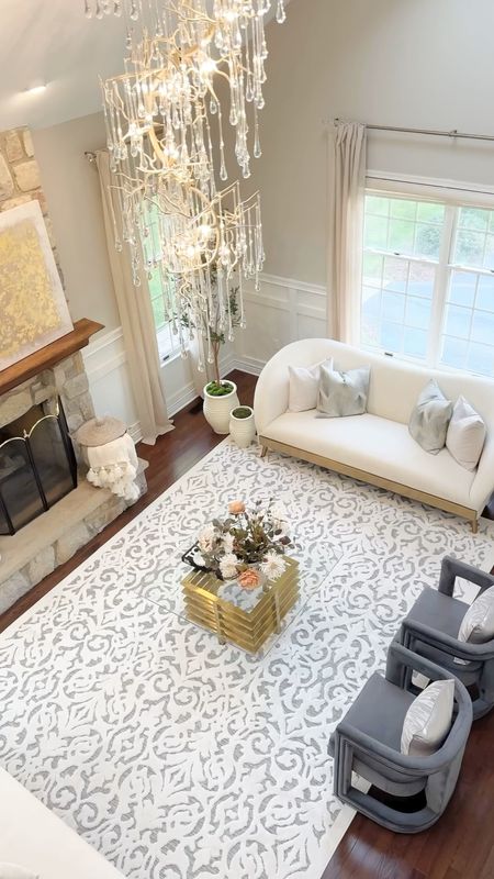 Family room details , neutral carpet, cream sofa, chandelier @walmart #walmarthome #walmartfinds #ltkseasonal

#LTKsalealert #LTKhome #LTKVideo