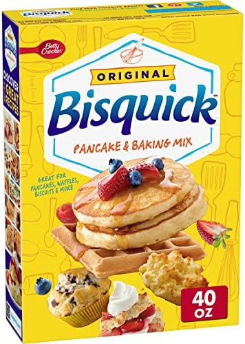 Betty Crocker Bisquick Original Pancake & Baking Mix, 40 oz | Amazon (US)