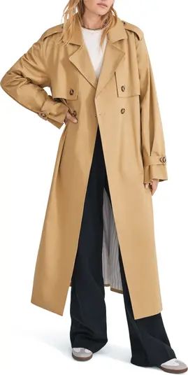 The Charles Tie Waist Double Breasted Trench Coat | Nordstrom