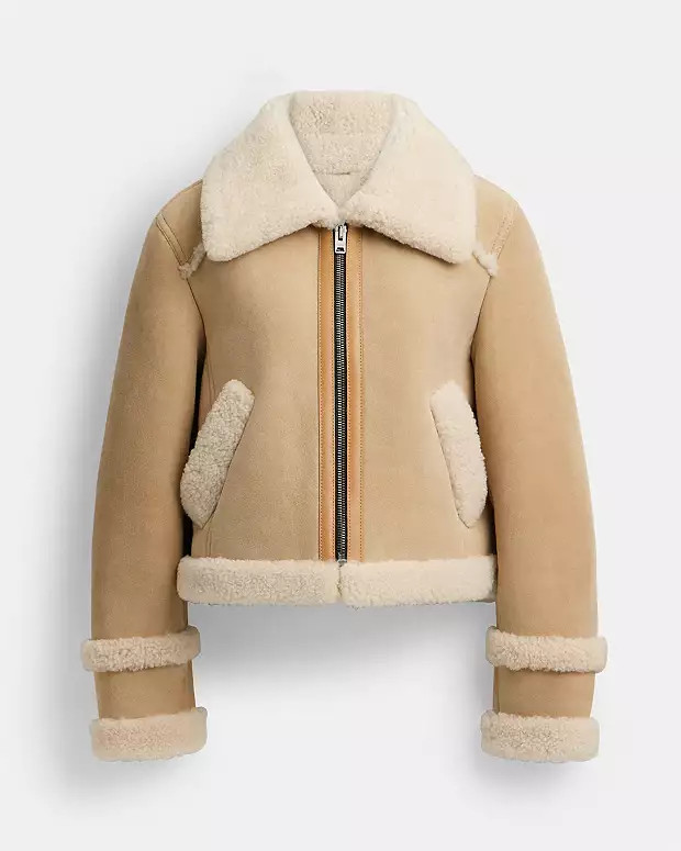 Short Shearling Jacket | Coach Outlet US