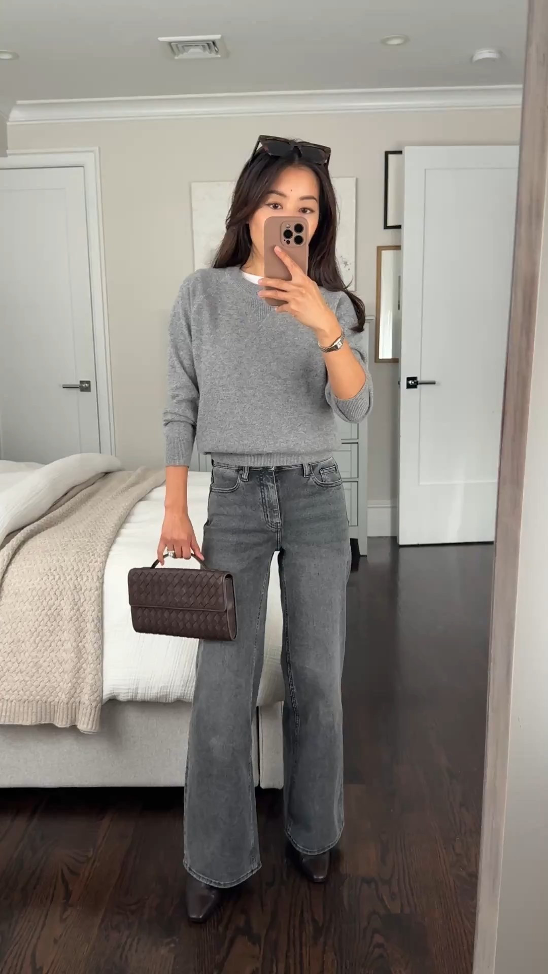 First time ever seeing this on sale!
Quince 24 hour sale picks



• Mongolian shrunken cashmere sweatshirt xs - lightweight crewneck sweater that comes in lots of colors, has a shrunken petite friendly fit and banded bottom so you don’t have to tuck 

• Bella wide leg jeans 24 waist x 28 inseam - “greyed out” wash, TTS I am 5 ft tall these have stretch and very comfy

Exact wash sold out but linking other color in same jeans 


#LTKootd #LTKFindsUnder50 #LTKPetite