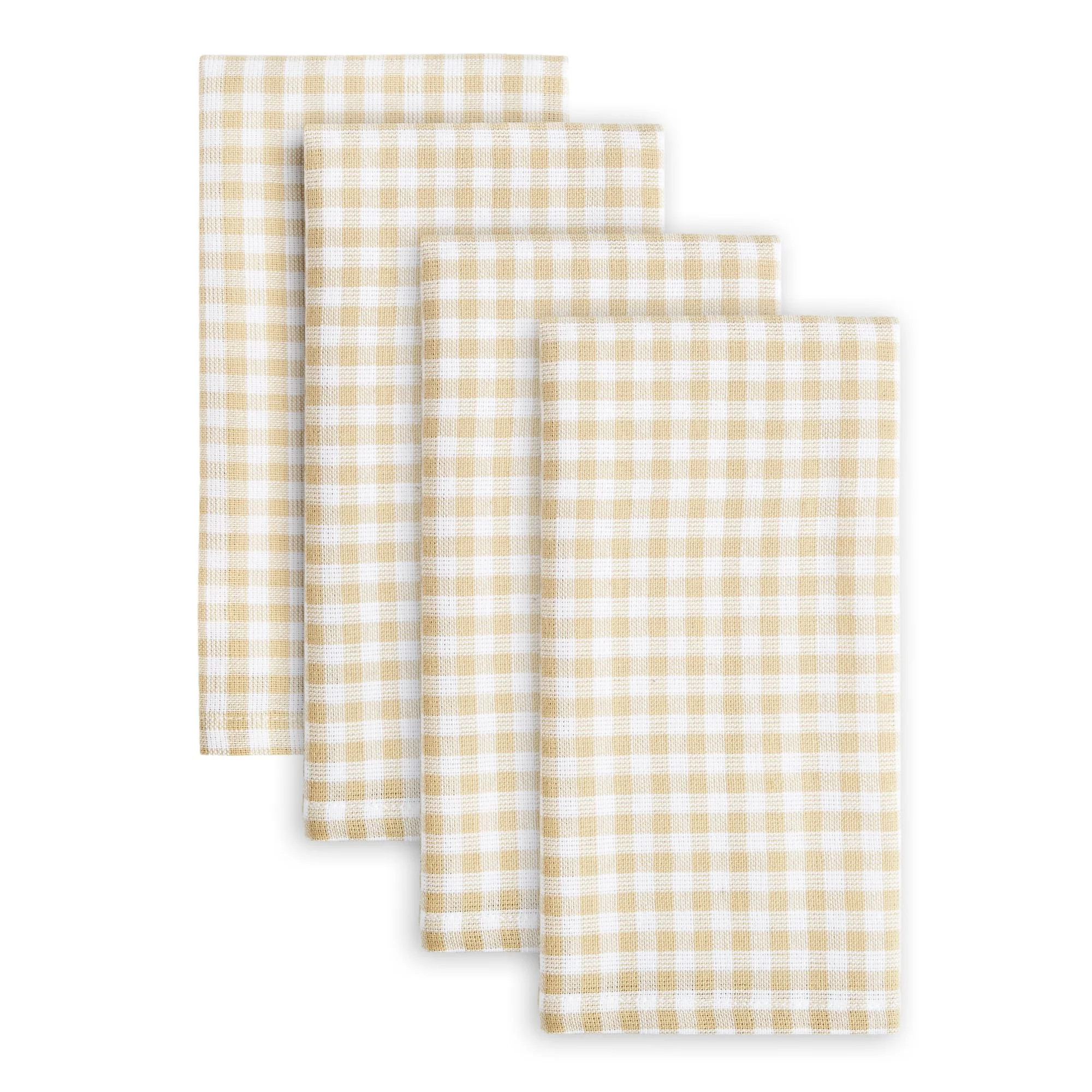 Town & Country Living Gingham Woven Napkin Set - Walmart.com | Walmart (US)