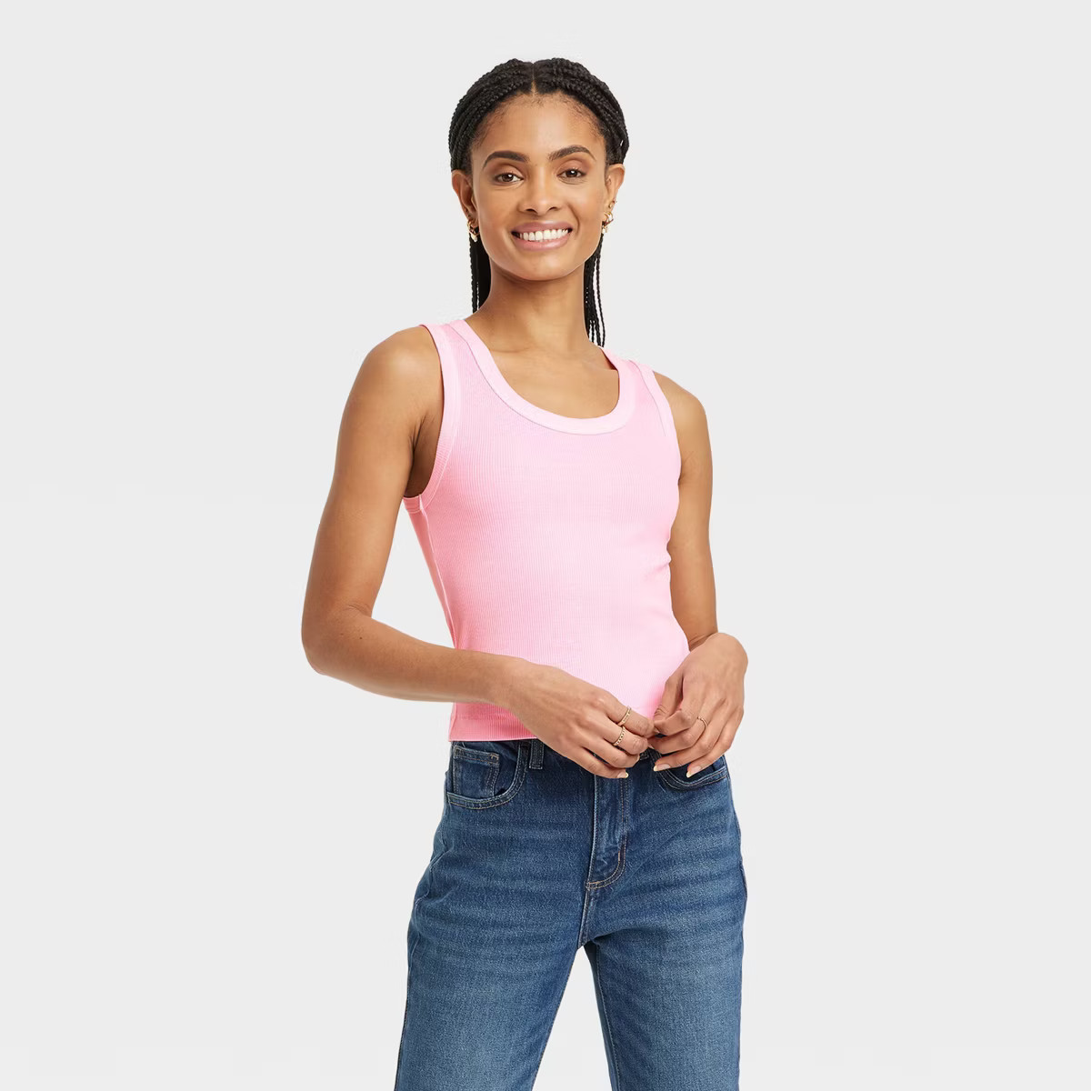Women's Shrunken Rib Tank Top - Universal Thread™ | Target