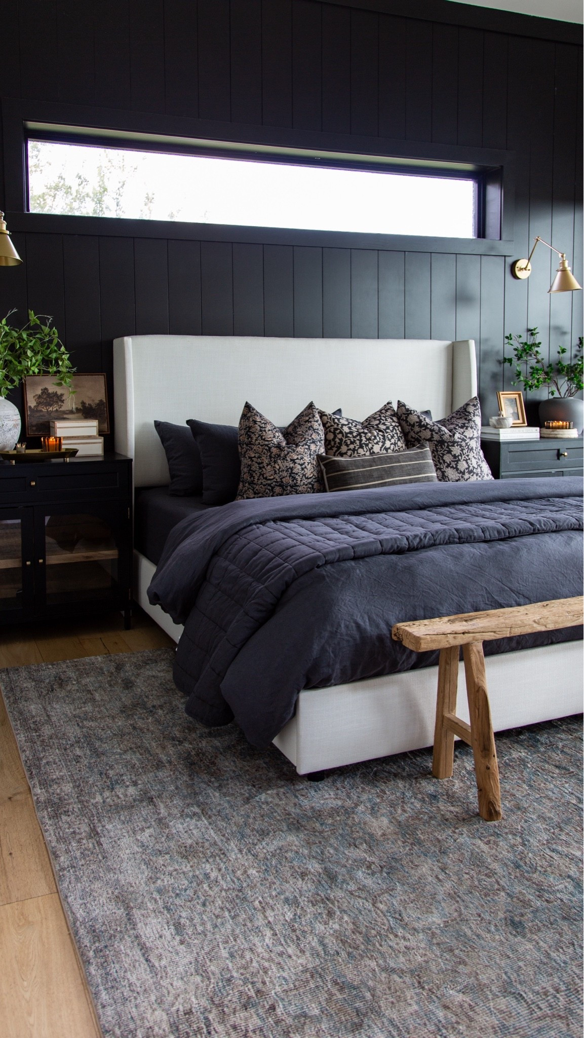 #ad Memorial Day sales are SO good right now 🤍 Our entire bedroom look is from Wayfair and several of my favorite pieces are finally on sale… including this upholstered bed, the vintage-inspired Loloi area rug, black nightstands, brass gold sconces, and the rustic wood bench at the end of the bed. I love mixing warm wood tones, soft neutral textures, and darker contrast pieces to create that cozy modern organic bedroom feel.

Memorial Day sale, bedroom furniture sale, upholstered bed, Loloi rug, modern organic bedroom, neutral bedroom decor, black nightstands, brass sconces, rustic wood bench, cozy bedroom ideas, luxury bedroom look for less, Wayfair bedroom finds, bedroom styling inspiration, designer bedroom decor, home decor deals @Wayfair #wayfair #wayfairpartner

#LTKSaleAlert #LTKHome #LTKSeasonal