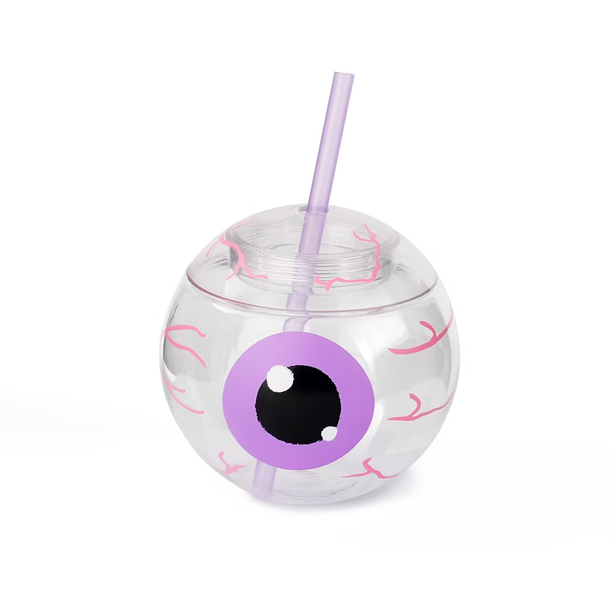 17oz Halloween Styrene Eyeball Straw Tumblers - Bullseye's Playground™ | Target