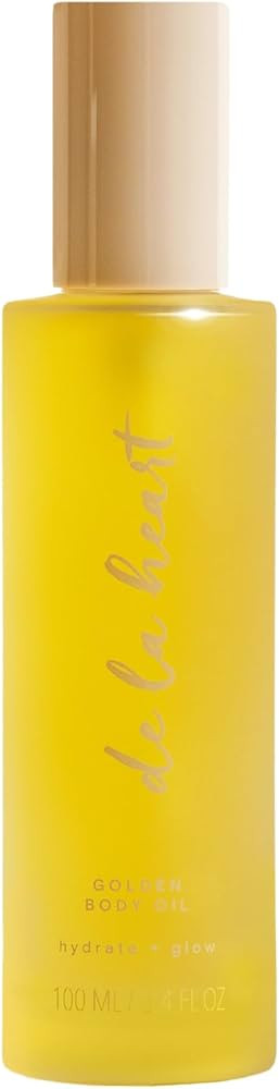 de la heart Golden Body Oil 3.4 fl oz | Nourishing Lightweight Body Moisturizer for Radiant, Silk... | Amazon (US)