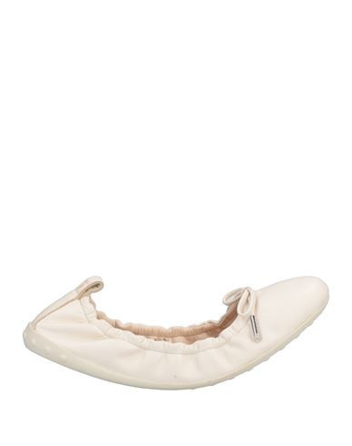 Tod's Woman Ballet flats White Size 4.5 Leather | YOOX (US)
