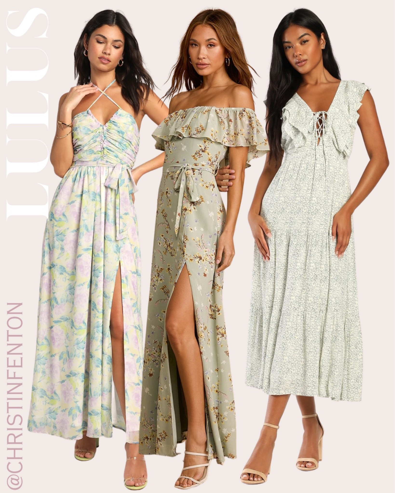 Lulus wedding guest dress, spring dresses, summer dresses, midi dress, mini dress, maxi dress, anniversary dress, engagement photoshoot dress, bridesmaid dress, celebration dress, baby shower dress, maid of honor dress, mother of the bride dress, cocktail party dress, engagement dinner dress, honeymoon dress, floral dress, satin dress, formal dress,  summer dress,  @shop.ltk #liketkit #lulusdresses #lulus #lovelulus 🥰 Thanks for being here & shopping with me! 🤍 Xo Christin   #LTKstyletip #LTKshoecrush #LTKcurves #LTKitbag #LTKbeauty #LTKsalealert #LTKwedding #LTKfit #LTKunder50 #LTKunder100 #LTKSeasonal 