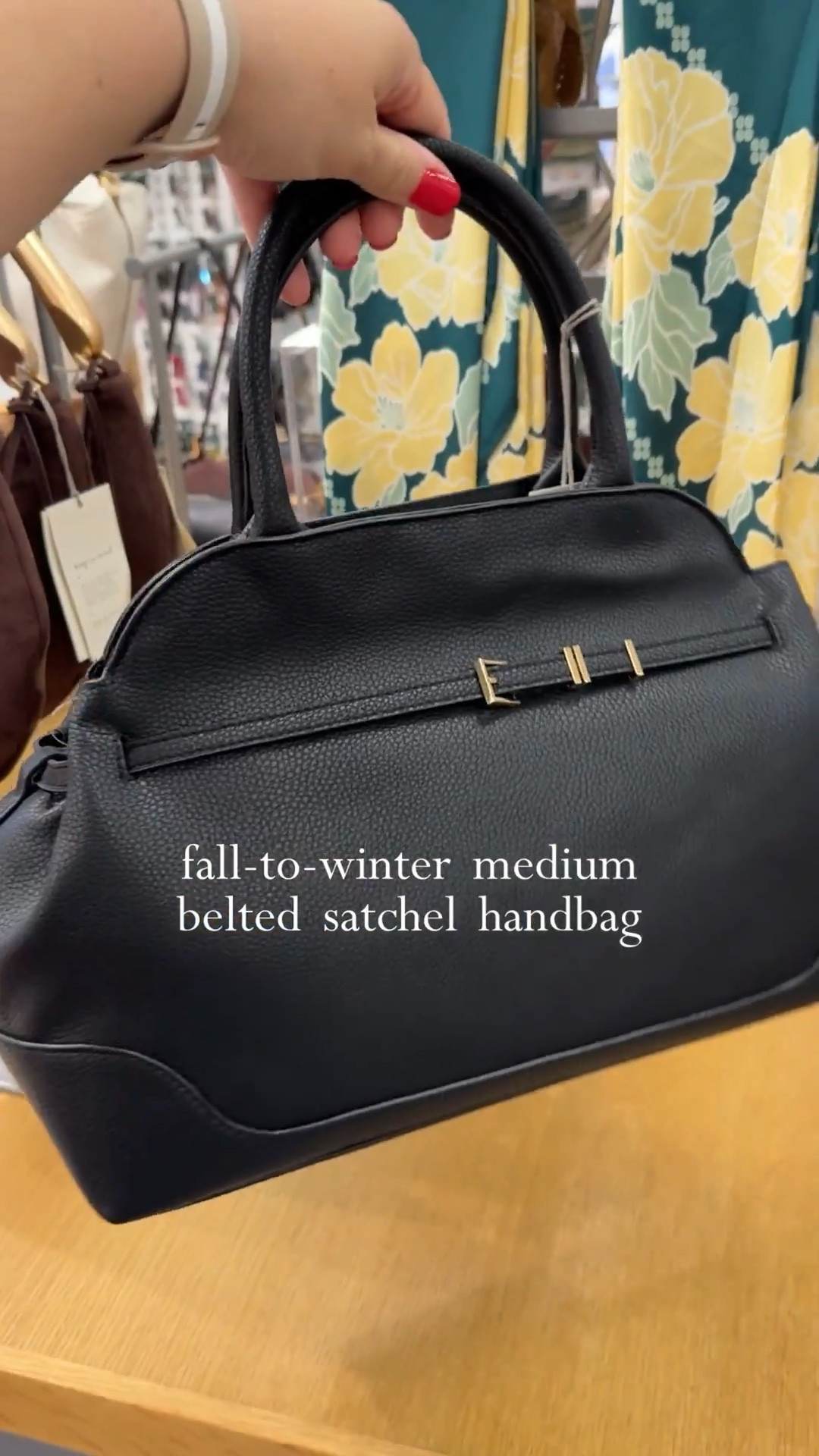 Winter season belted satchel handbag. This is the kind of bag I’d feel positively cosmopolitan wearing on my arm with a long winter coat and stylish boots. So chic!

#LTKHoliday #LTKFindsUnder100 #LTKFindsUnder50