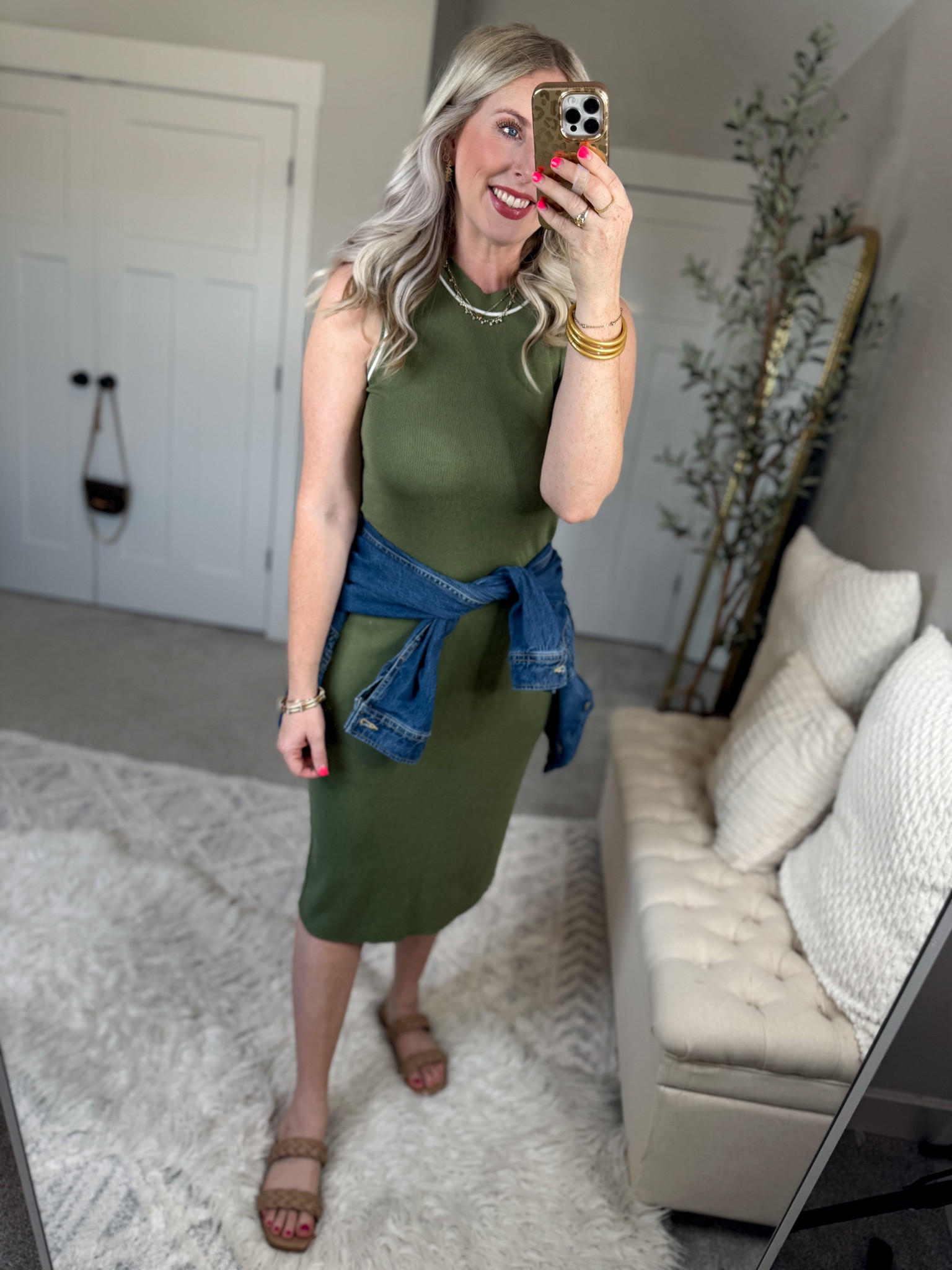 Daily try on, free assembly, Walmart outfit, Walmart Fashion, Walmart try on, midi dress, sweater dress, puff sleeve jean jacket 

Medium in jacket & dress 

#LTKxWalmart #LTKFindsUnder50 #LTKSeasonal