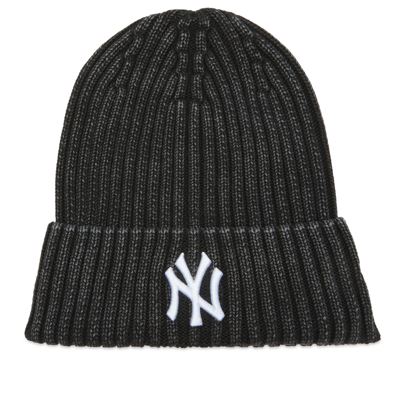 New Era New York Yankees Washed Beanie in Black | END. Clothing