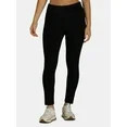 Time and Tru Women's High-Rise Ankle Knit Leggings, Available in 1, 2, and 3-Packs, 27" Inseam, S... | Walmart (US)
