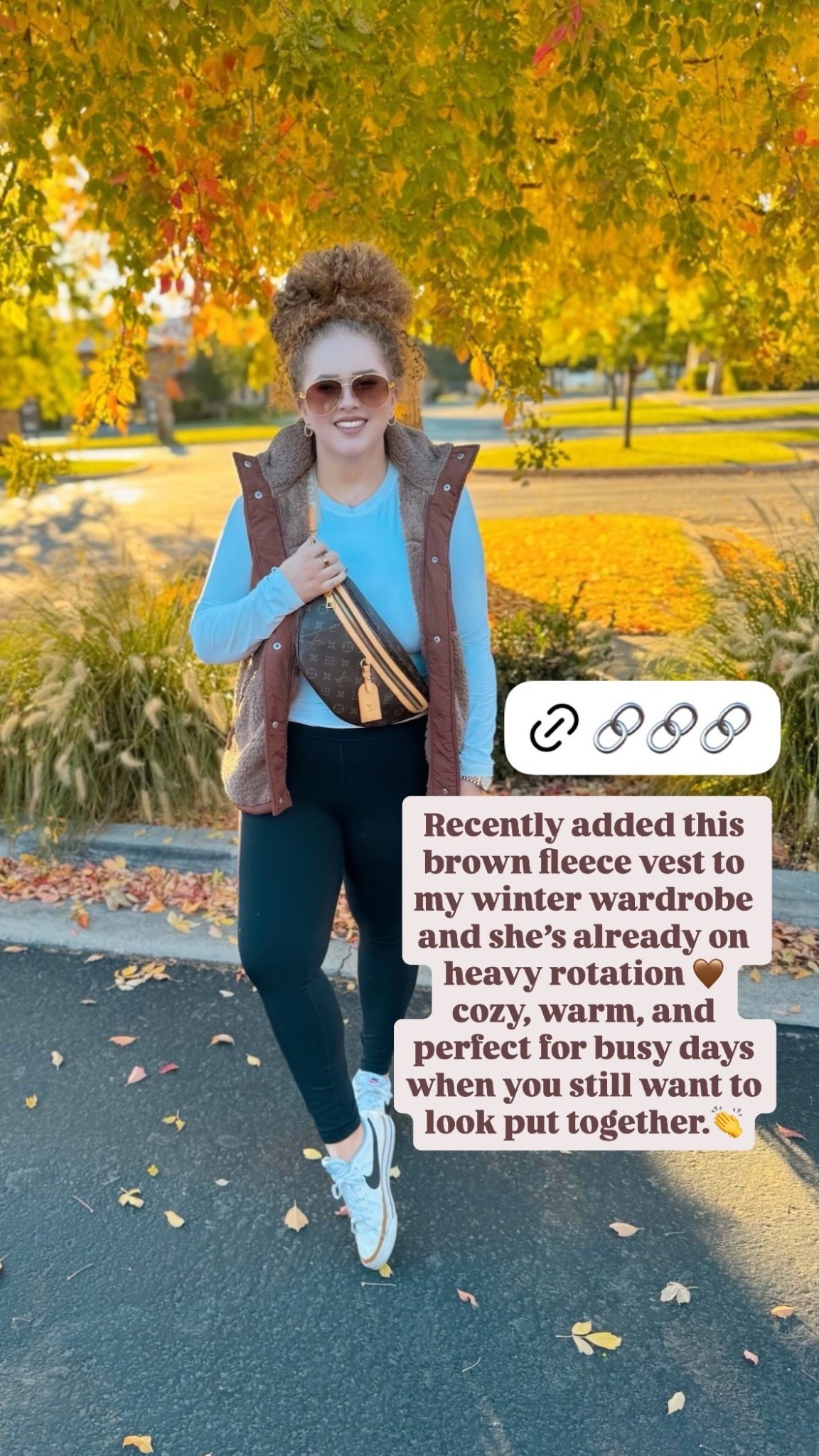 Recently added this brown fleece vest to my winter wardrobe and she’s already on heavy rotation 🤎 cozy, warm, and perfect for busy days when you still want to look put together.👏 brown fleece vest | fleece vest outfit | winter layering piece | cozy winter layers | casual winter style | on the go winter outfit | neutral winter outfits | amazon fashion finds | affordable winter layers | comfy casual outfits | everyday winter wear | warm but lightweight layer | fall winter wardrobe | athleisure layering | cozy outfit inspo | neutral aesthetic style | boho winter vibes | easy throw on layer | winter errands outfit | travel day outfit | casual chic winter

#LTKHoliday #LTKgrwm #LTKootd