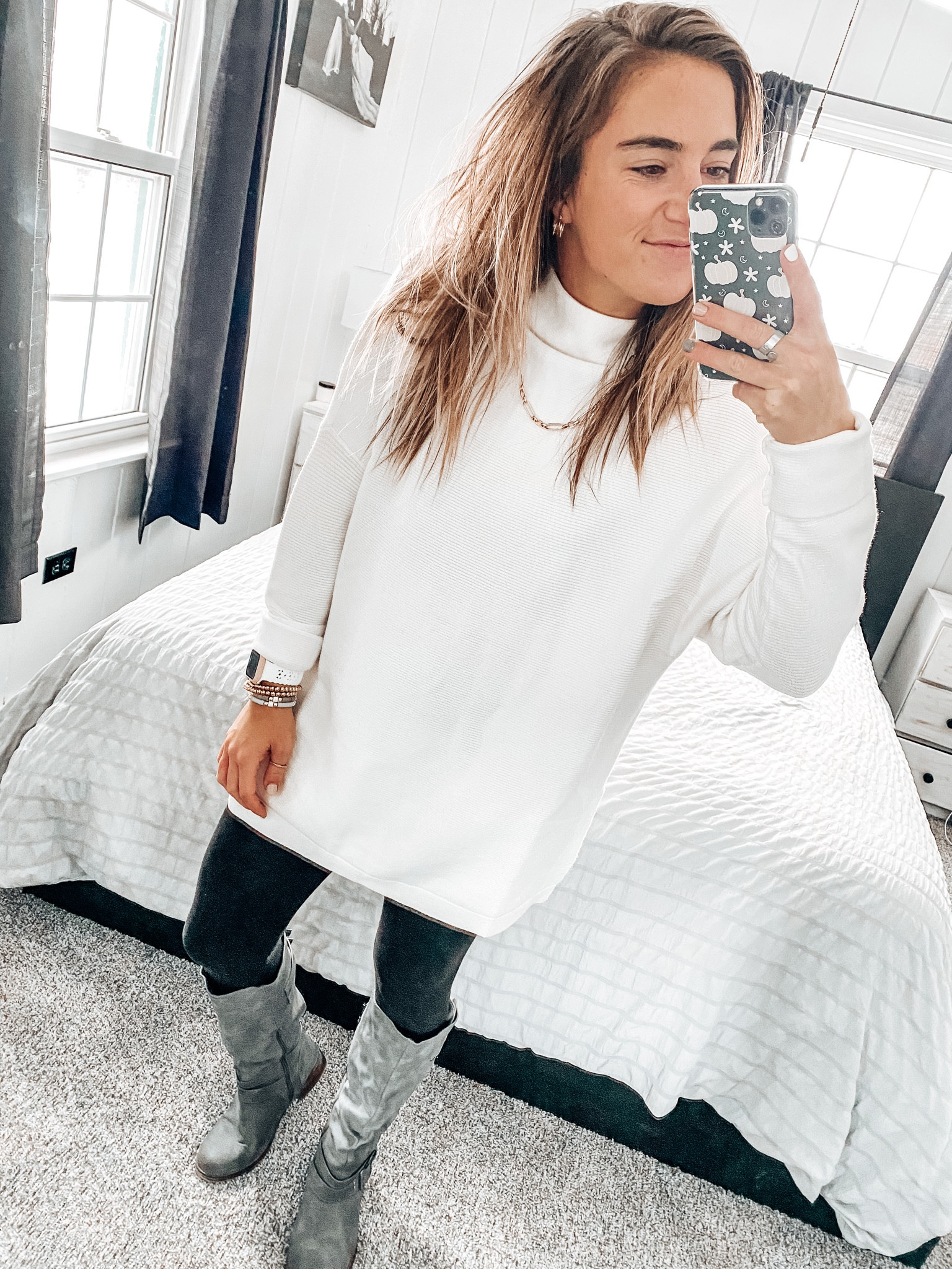 Thanksgiving Outfit
Thanksgiving outfit idea
Knee high boots 
Sweater Dress

#LTKstyletip #LTKHoliday #LTKSeasonal