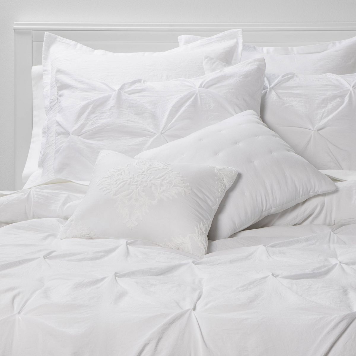 8pc Pinch Pleat Comforter Bedding Set - Threshold™ | Target