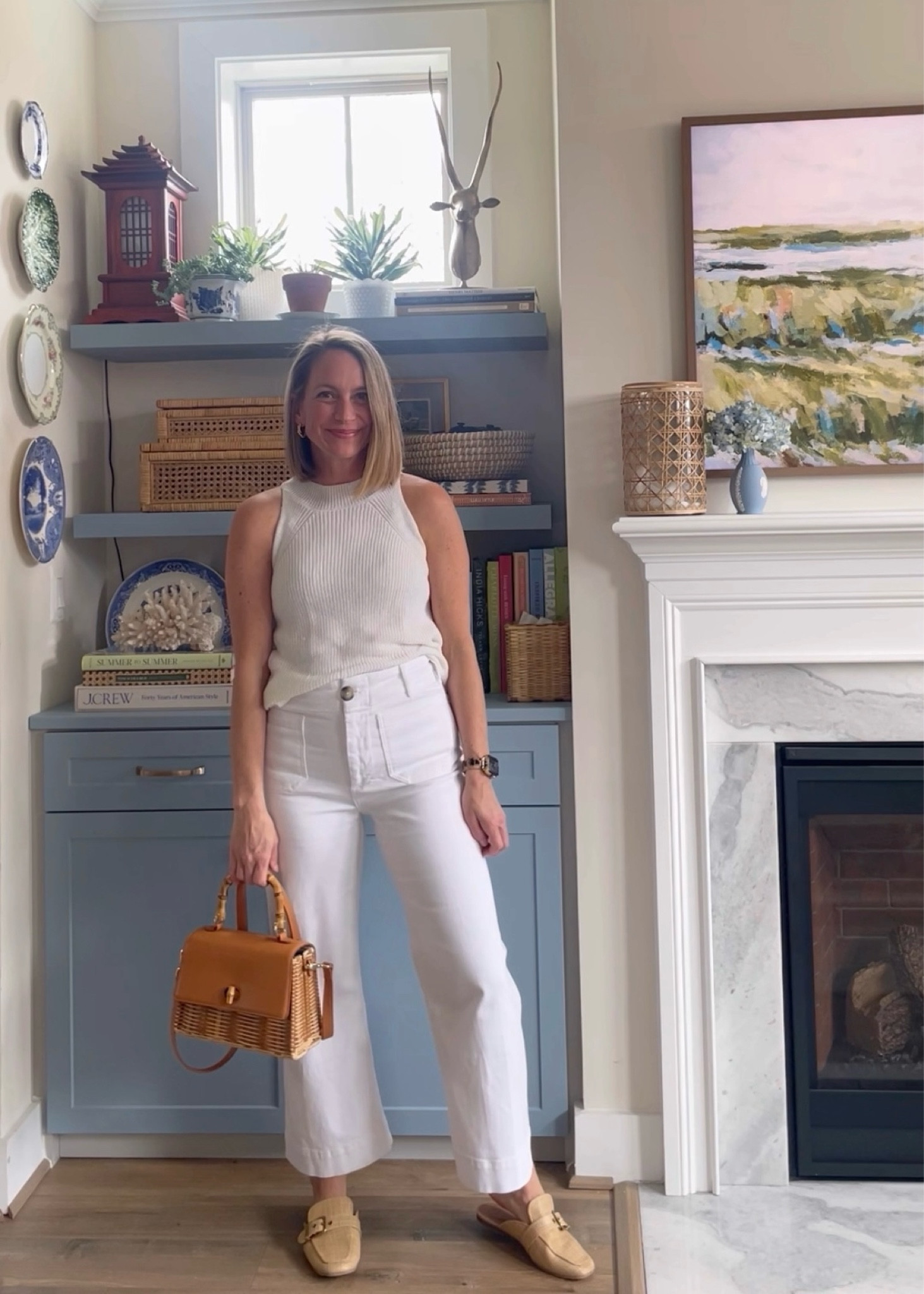 Capsule wardrobe outfit idea (19 of 21) size up a size in jeans if in between sizes.

#LTKSeasonal #LTKfindsunder50 #LTKstyletip