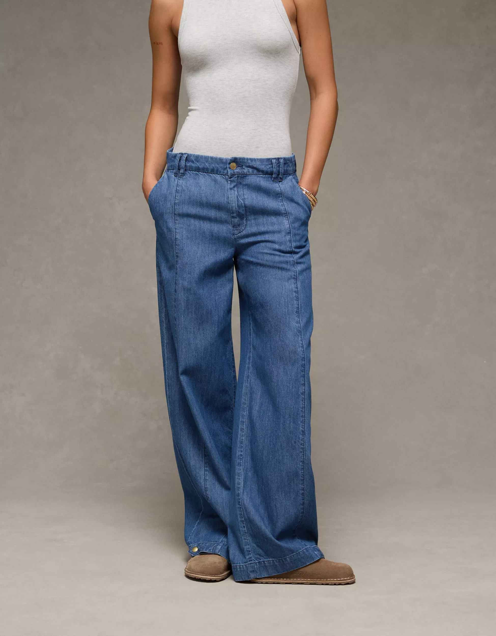 AE Baggy Wide-Leg Trouser | American Eagle Outfitters (US & CA)