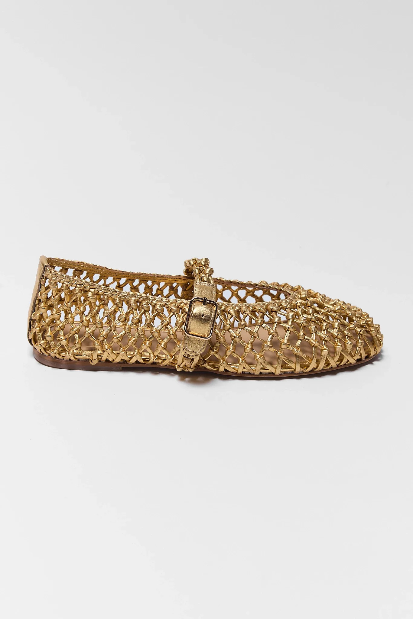 Clair Gold Leather Flats by Dolce Vita | Avara