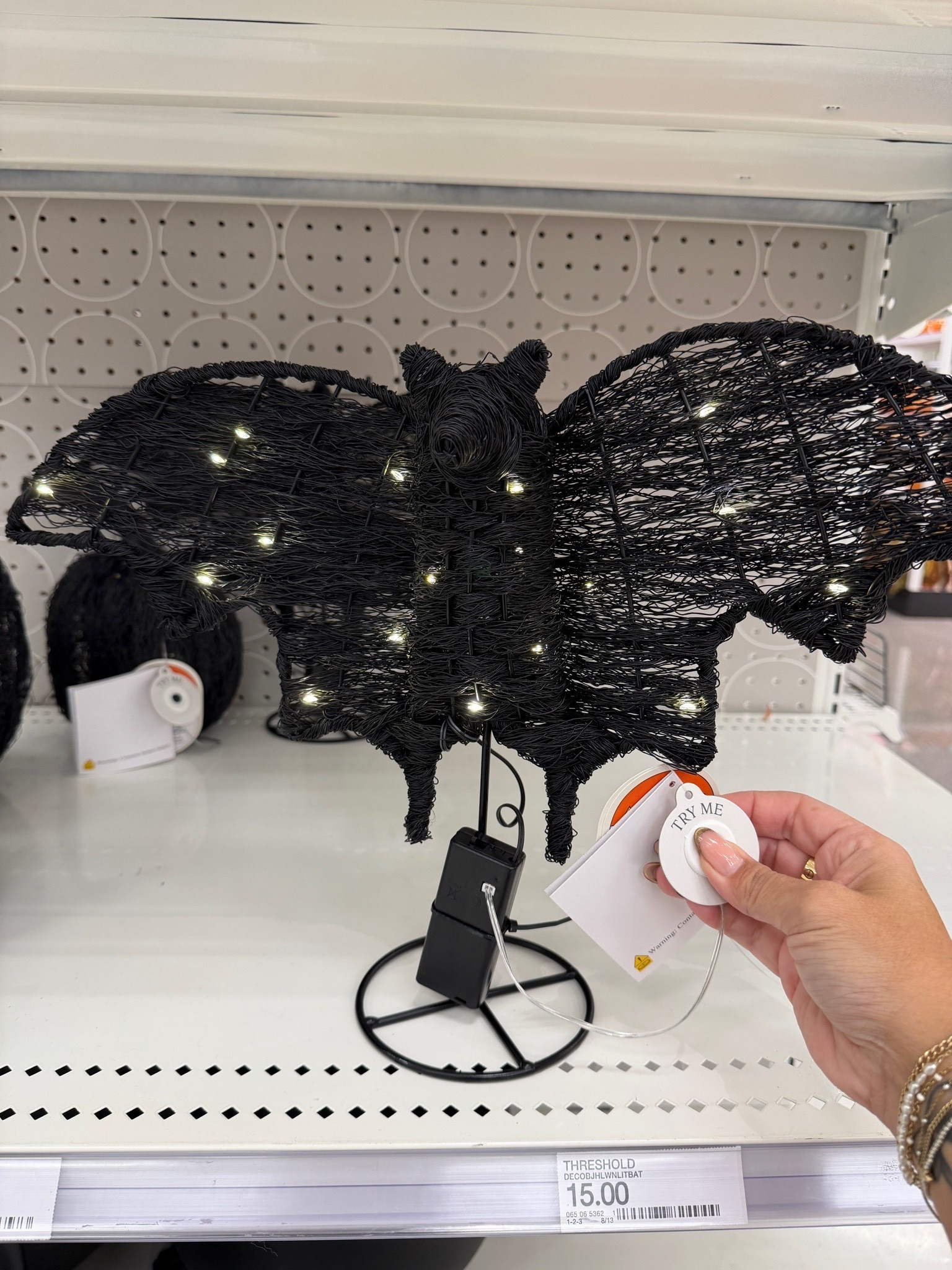 Obsessed with this light-up bat for Halloween!🦇✨

#LTKHome #LTKSeasonal