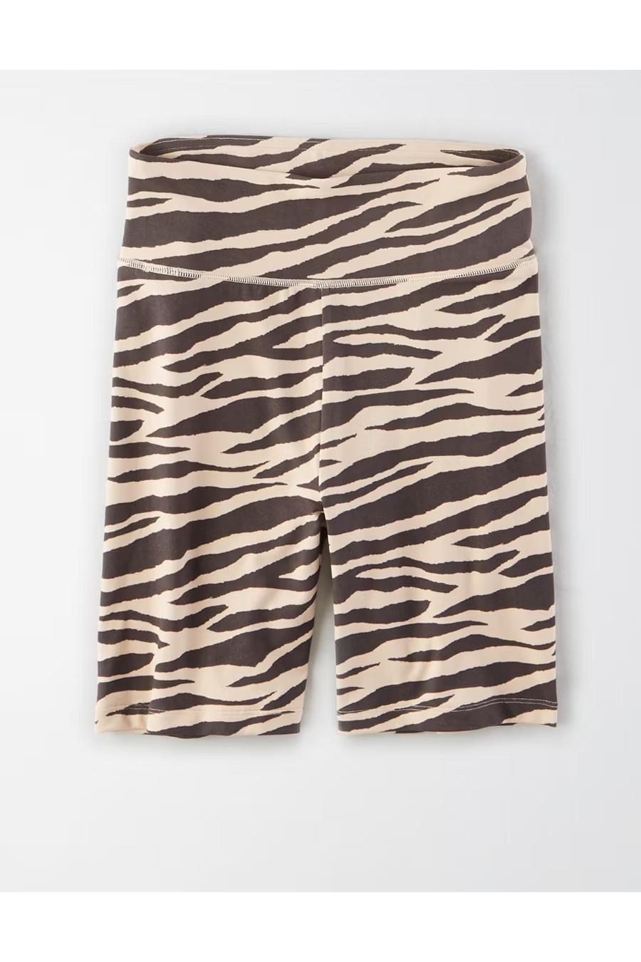 AE Highest-Waist Zebra Wide Waistband Bike Short | American Eagle Outfitters (US & CA)