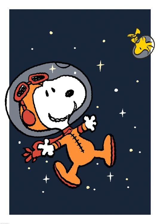 Snoopy in Space Print | Desenio