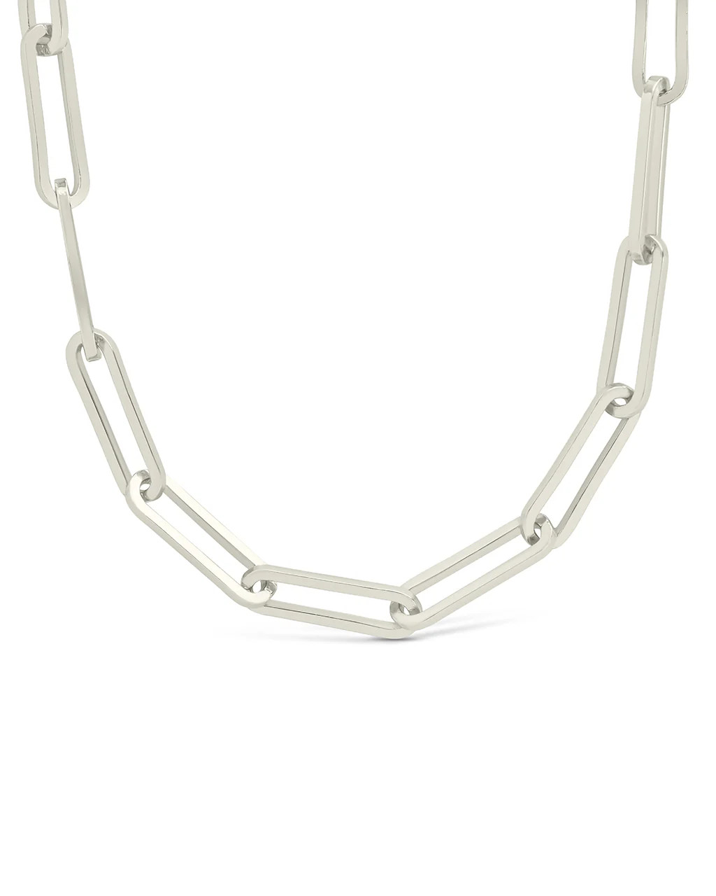 Sterling Silver Paperclip Chain Necklace | Sterling Forever