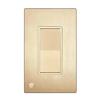 ENERLITES Elite Series Decorator Switch with Brushed Screwless Wall Plate, Paddle Light Switch, 3... | Amazon (US)