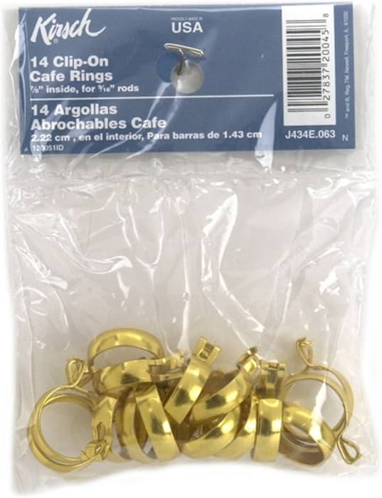 Kirsch Cafe Rings | Amazon (US)