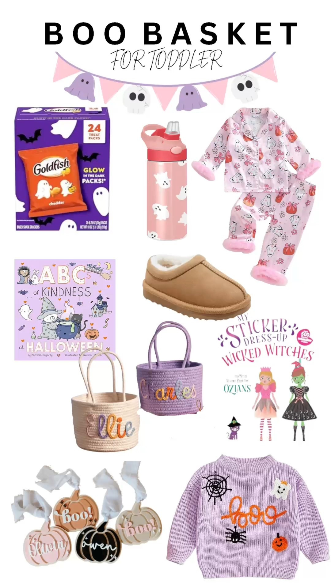Make Halloween extra magical for your little one! ✨ From cozy ghost pajamas to festive snacks + fun activities, this Boo Basket idea is toddler-approved. Perfect for spooky season memories 💜🍬
#toddlergirl #giftideas#boobasket 

#LTKSeasonal #LTKHalloween #LTKKids