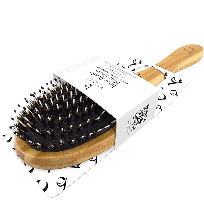 Beauty by Earth Boar Hair Brush for Fine Hair - Boar Bristle Hair Brush for Thick Hair - Boar Bru... | Amazon (US)
