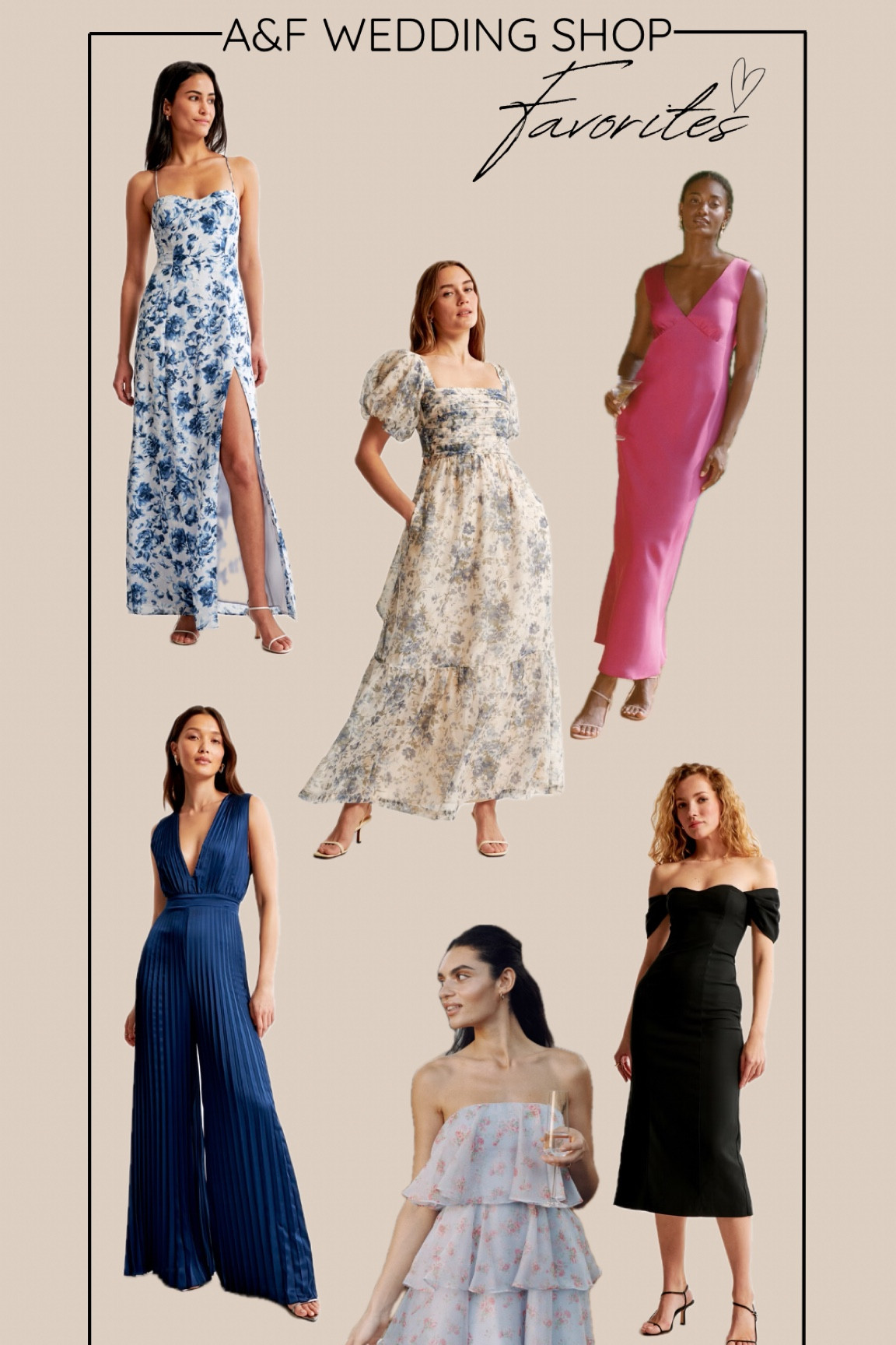 love these affordable wedding guest dresses! 