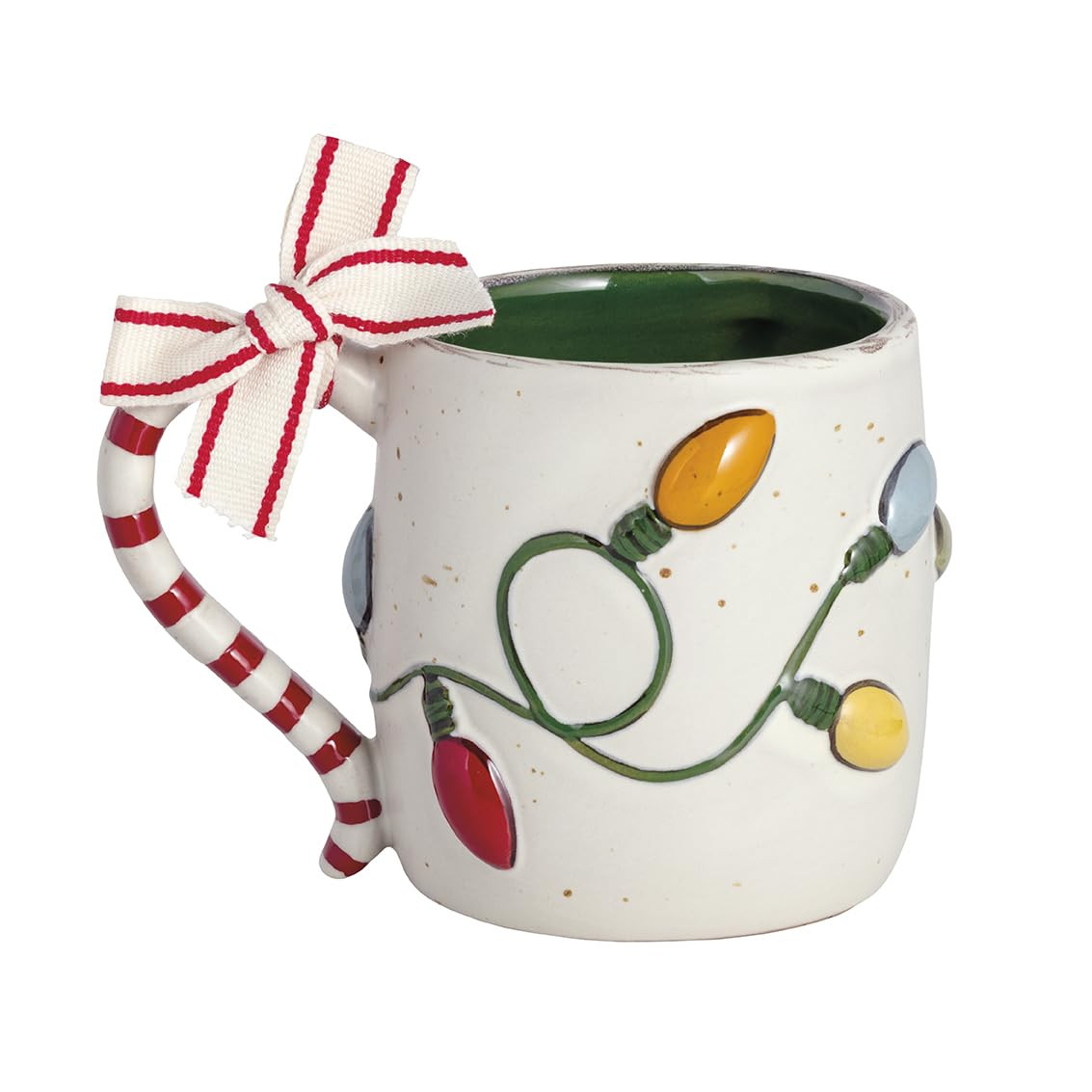 Mud Pie Christmas Christmas Lights Farm Mug | Amazon (US)