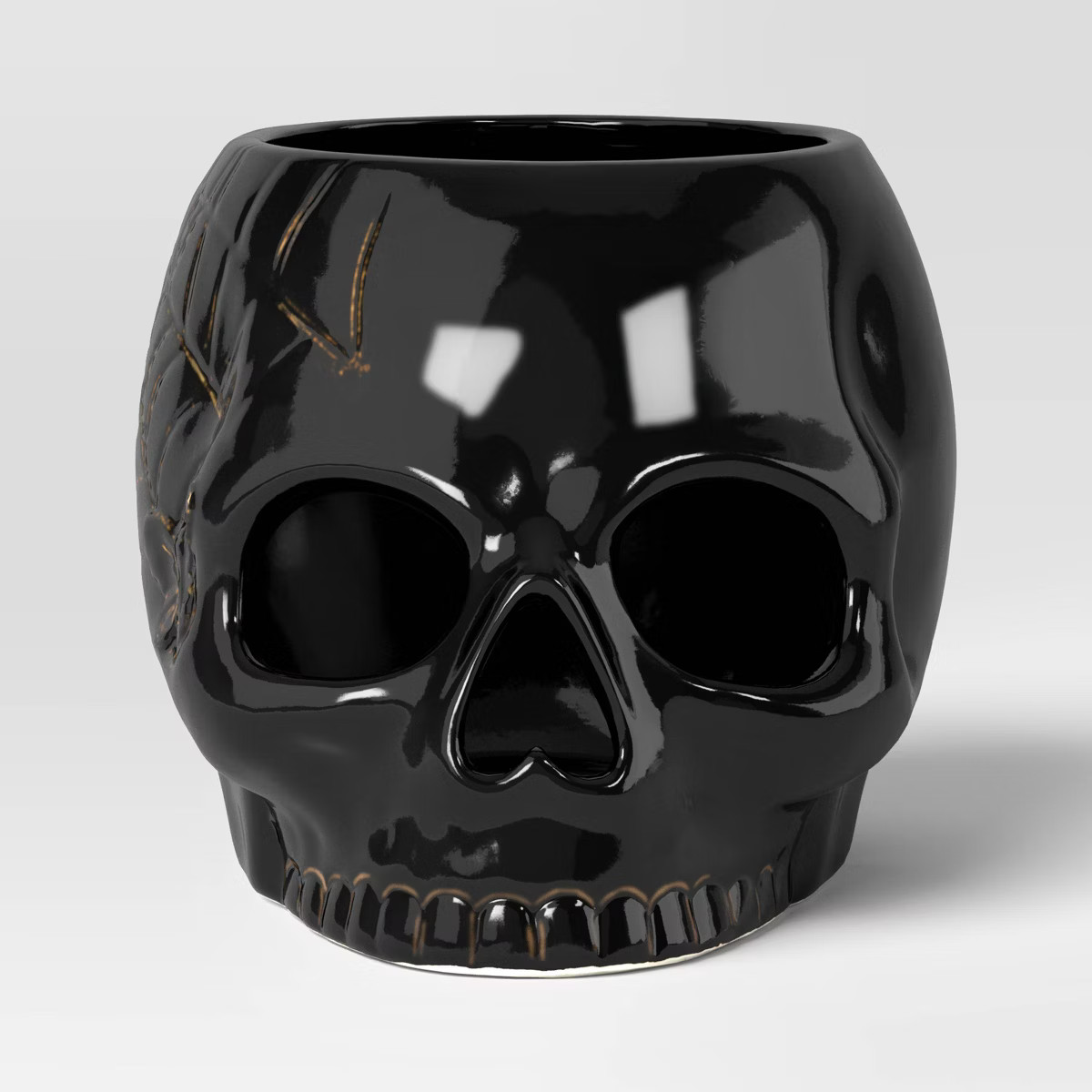 Halloween Skull Pillar Candle Holder - Threshold™ | Target