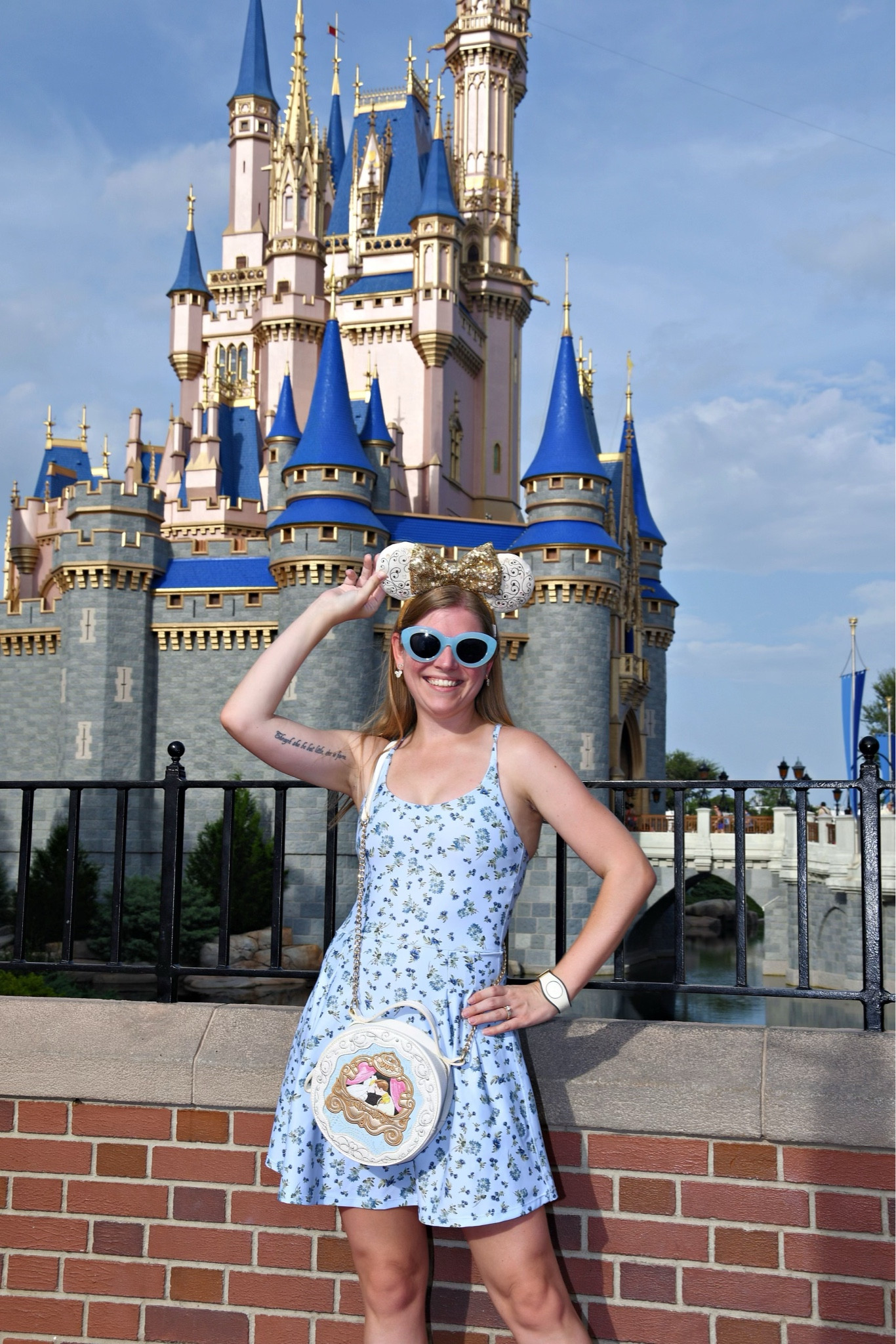 A tennis dress in the summer is a must at any park, including Disney! Shop floral tennis dresses and pair with Mickey ears. 