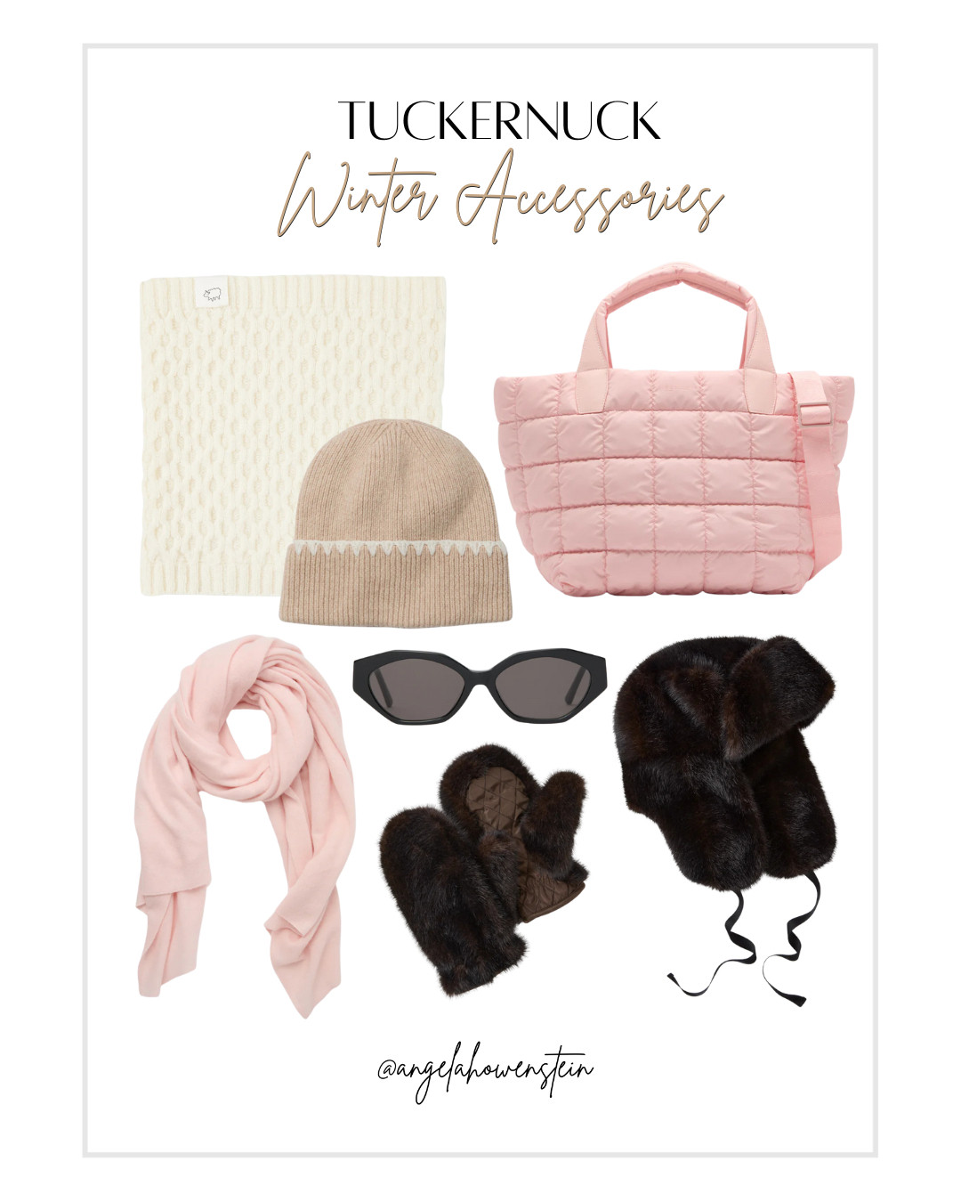 Soft textures and elevated winter extras—practical, polished, and quietly chic.

#WinterAccessories #ElevatedEssentials #ColdWeatherStyle #NeutralLayers #ClassicWinter #LTKBoard #SeasonalStyle
 

 #LTKootd #LTKSeasonal #LTKTravel