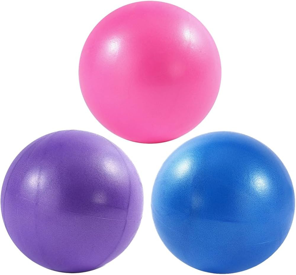 Amazon.com: ElwynnLane 9 Inch Exercise Pilates Ball Mini Exercise Barre Ball for Yoga,Stability E... | Amazon (US)