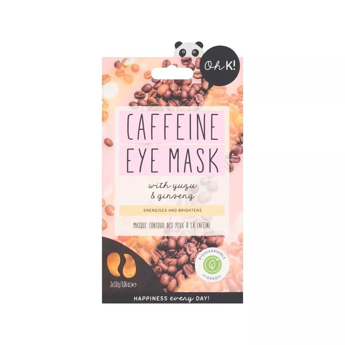 Oh K! Caffeine Eye Mask - 0.05 fl oz | Target