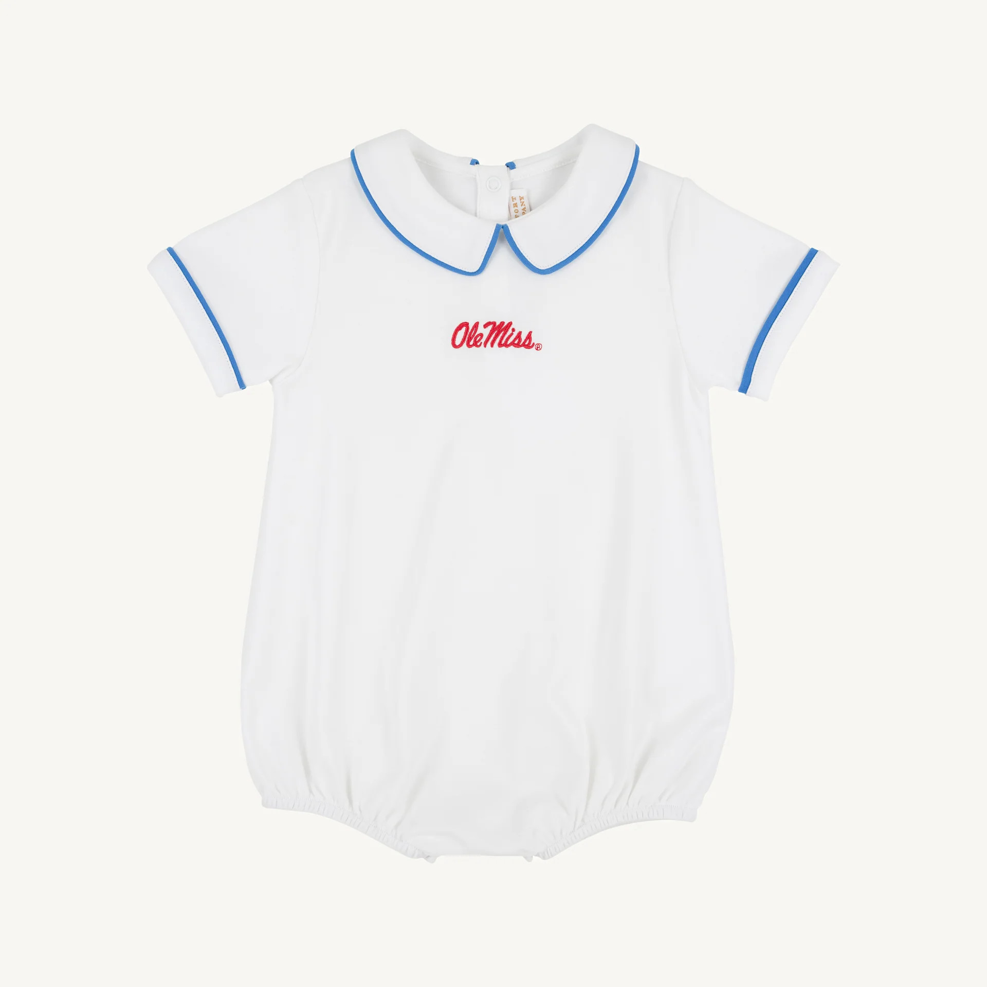 Ole Miss Short Sleeve Biltmore Bubble - Worth Avenue White | The Beaufort Bonnet Company