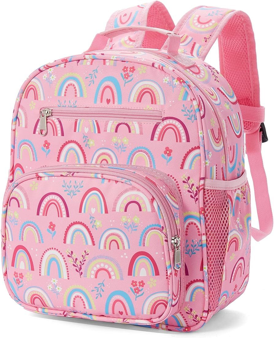 Telena Kids Backpack for Boys Girls, Cute Water Resistant Toddler Preschool Backpack with Adjustable | Amazon (US)