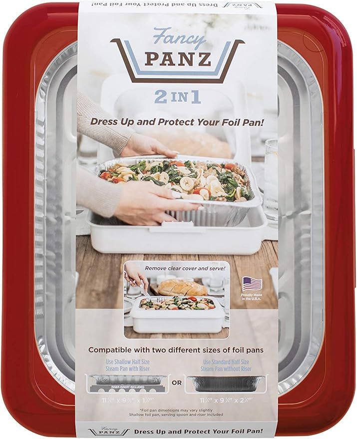 Fancy Panz 2-in-1 Dress Up & Protect Your Foil Pan®, Made in USA, Fits 2 size of foil pans. Foil... | Amazon (US)