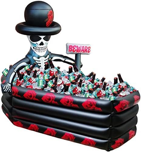 43 Inch Halloween Party Decorations Inflatable Cooler, Halloween Party Supplies Large Capacity No... | Amazon (US)