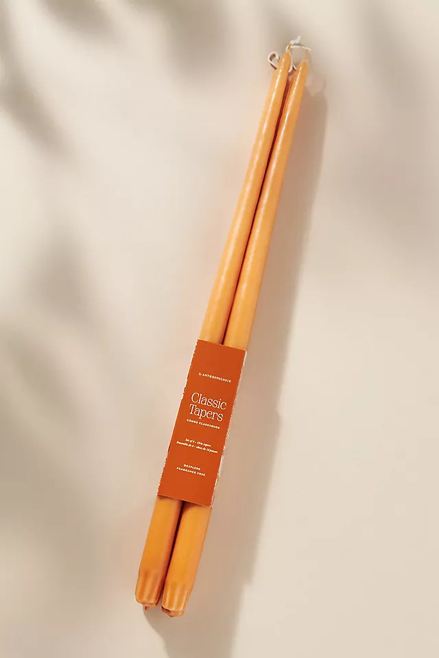 18 Classic Taper Candles, Set of 4 | Anthropologie (US)