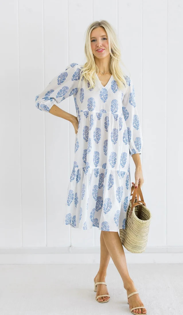 Blue Lily Midi Coverup by navyBLEU | navyBLEU LLC