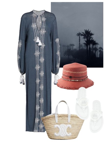 PACKING FOR BEACH GETAWAYS 

The relaxed vibe I love to create for a beach getaway is anchored in four simple pieces – a loose caftan style dress, flat slip on sandals, a beach to town tote and a stylish straw hat. Add some great detailing to these pieces - like embroidery on the Silvia Tcherassi Tunic Dress or the beaded trim on this Maison Michel hat - and you’ve got a look that’s chic, effortless and cool. 

Read more and find additional links on A Note on Style.

#LTKstyletip #LTKSeasonal #LTKswim