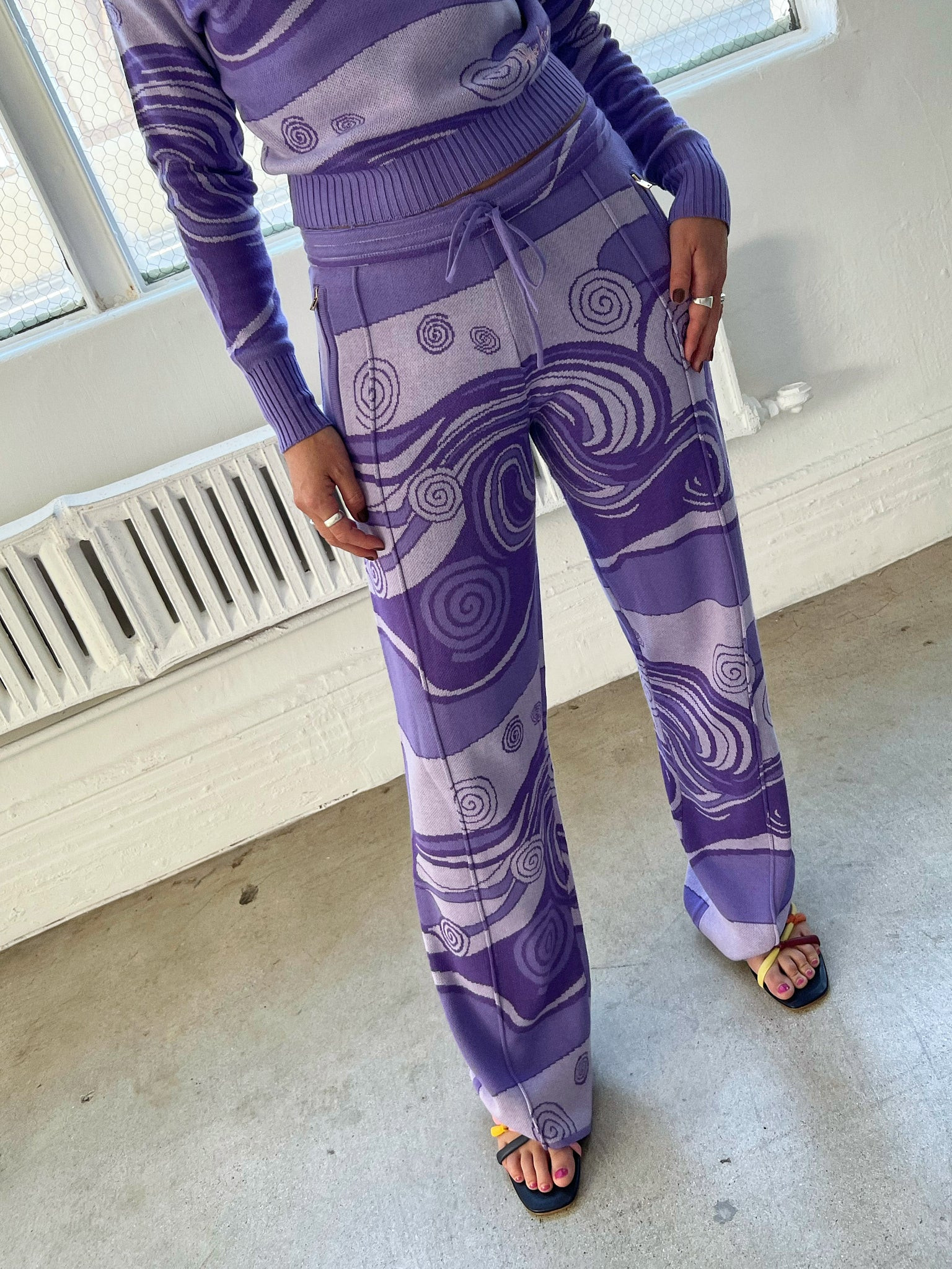 Indigo Skies Tracksuit Pants - Violet | Lisa Says Gah