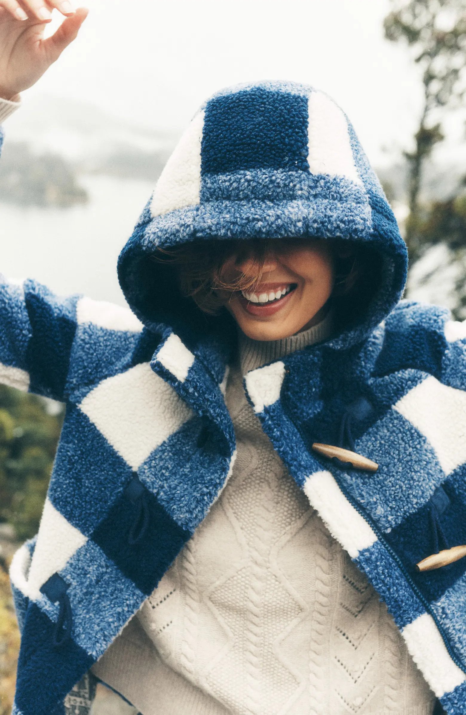 Boden High Pile Fleece Duffle Coat | Nordstrom | Nordstrom