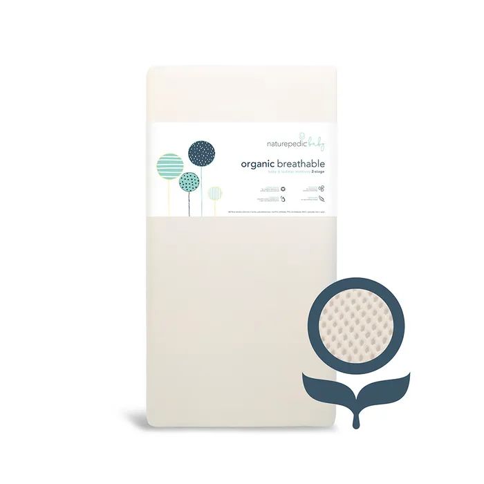 Organic Breathable 2-Stage Baby Crib Mattress | Naturepedic