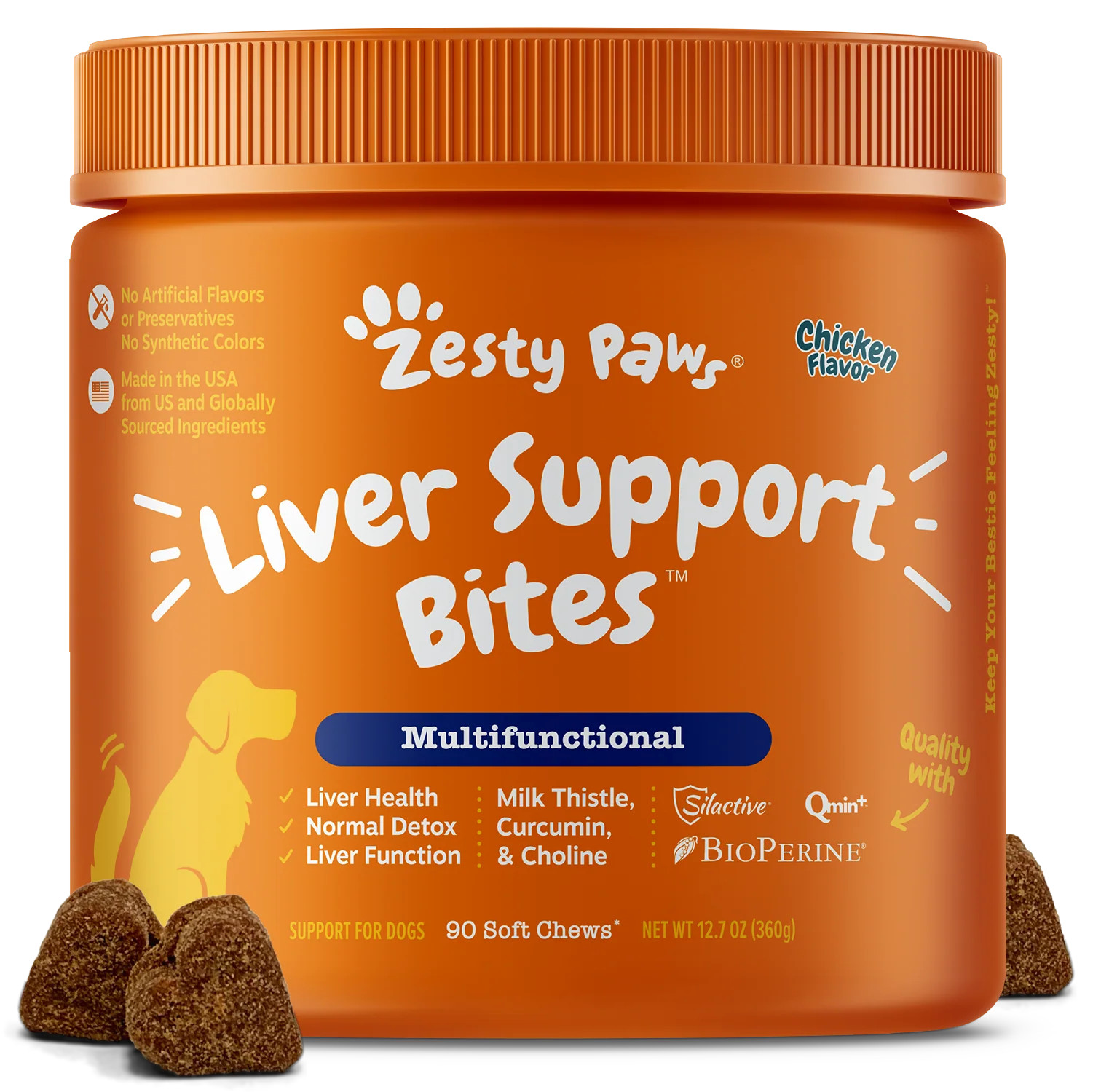 Liver Support Bites™ for Dogs | Zesty Paws