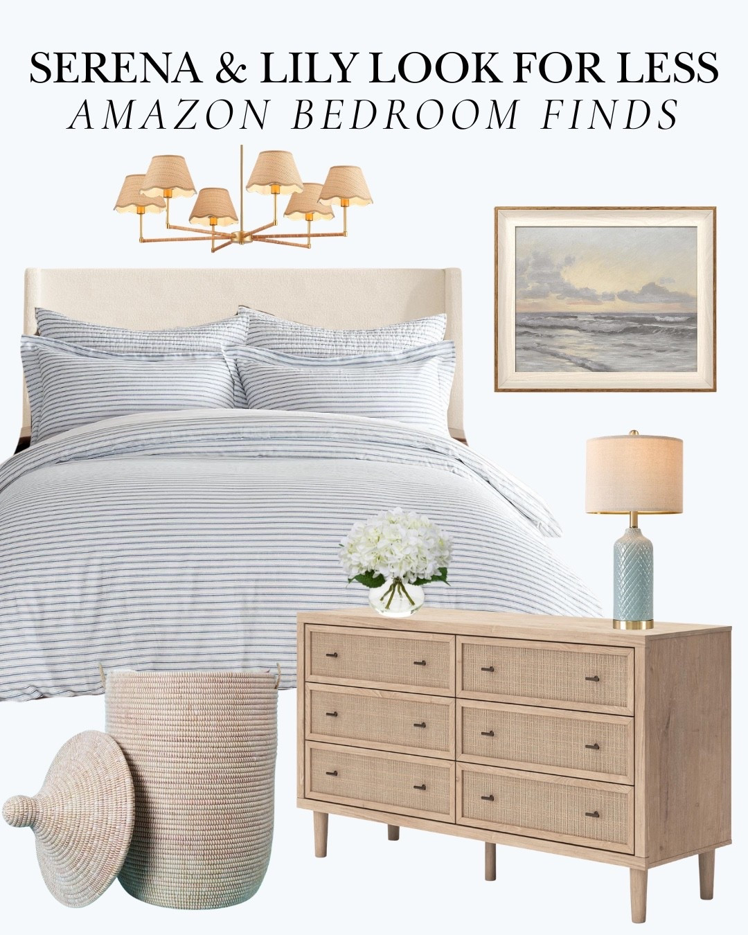 Give your bedroom a coastal refresh with these Serena & Lily bedroom looks for less from Amazon!

#LTKHome